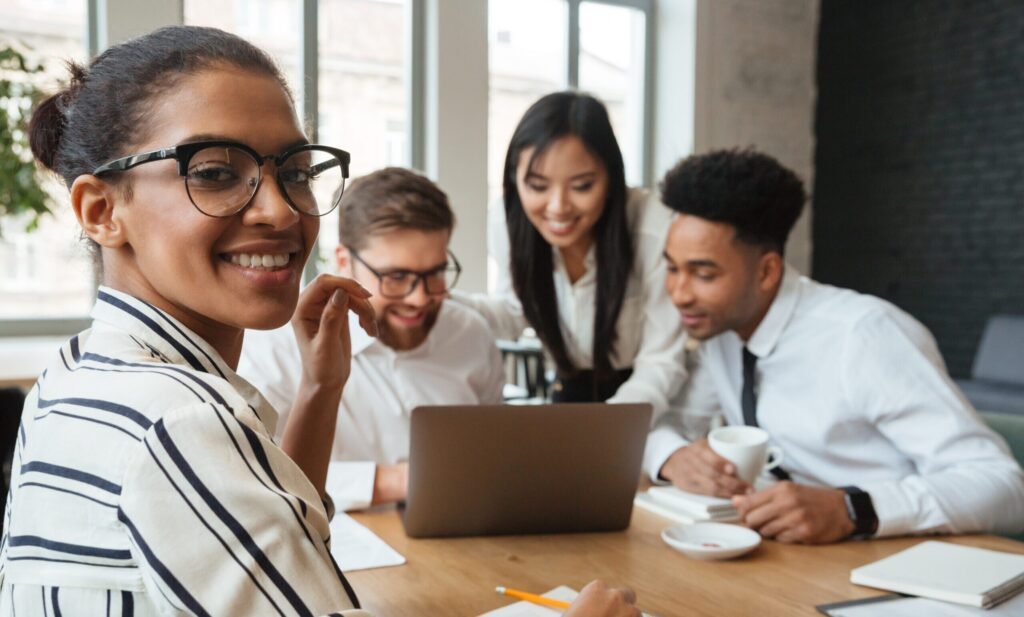employees at office